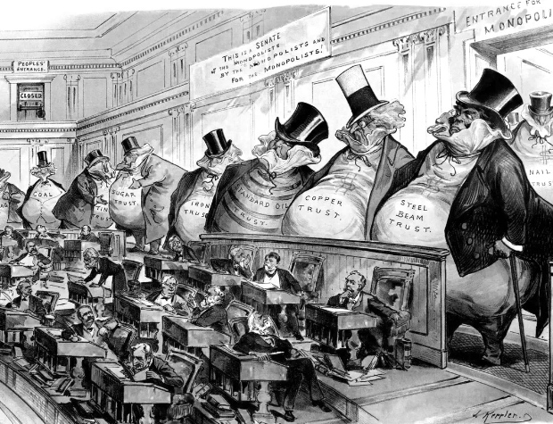 Big Monopoly Caricature