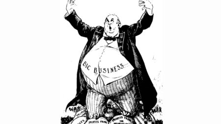 political cartoon of capitalism